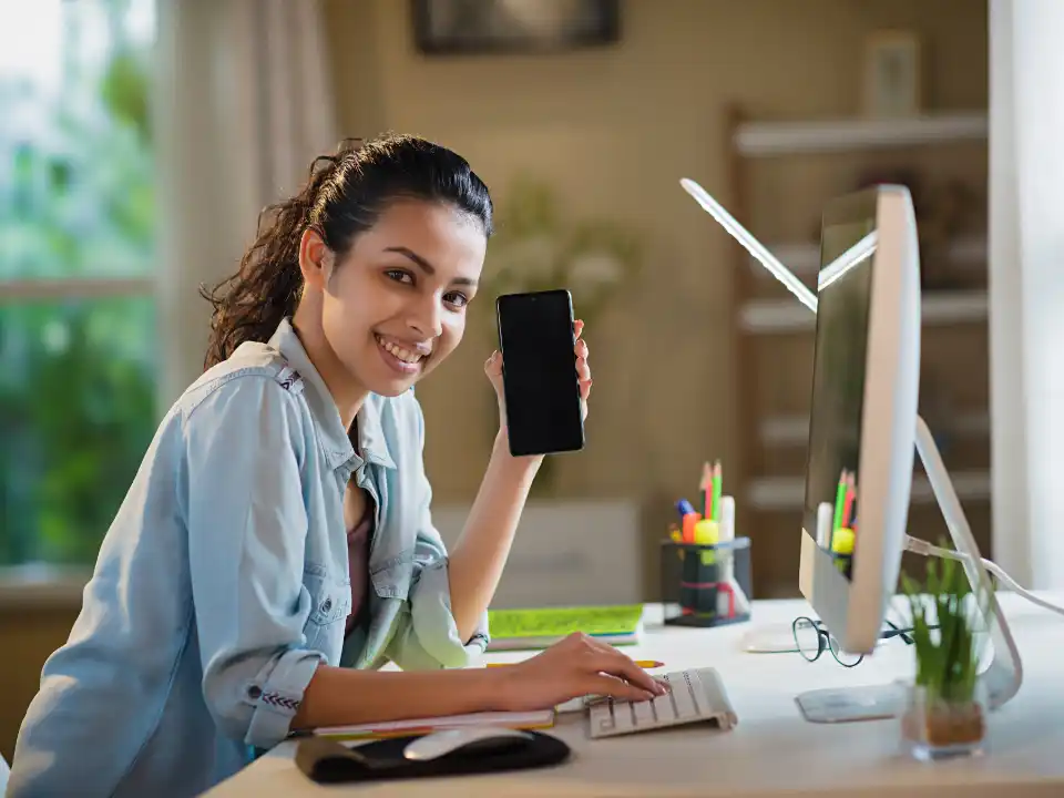A school administrator using the EdCo app
